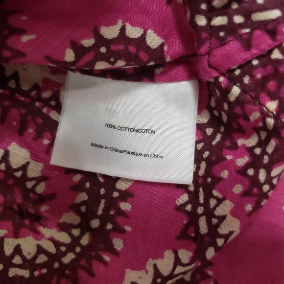 Tory Burch printed cotton tunic pink - Picture 8 of 8